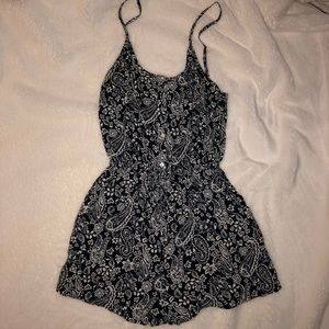 Navy blue romper